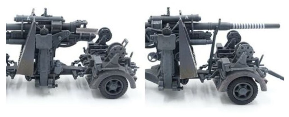 88MM Gun Flak 36, Dunkirk Evacuation, Belgium, 1940 1:72, PMA 