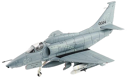 A-4M Skyhawk, USMC VMA-131 Diamondbacks, QG00, NASJRB Willow Grove, PA, 1993, 1:72, Hobby Master 