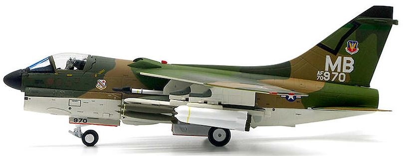 A-7D Corsair II, U.S. Air Force, 354th Tactical Fighter Wing, 1972, 1:72, JC Wings 