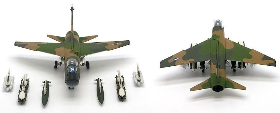 A-7D Corsair II, U.S. Air Force, 354th Tactical Fighter Wing, 1972, 1:72, JC Wings 