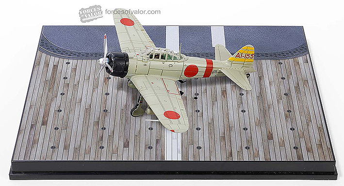 A6M2 Zero-Sen/Zeke, IJNAS Akagi Hikotai, Pearl Harbor, December 7th 1941, 1:72, Forces of Valor 