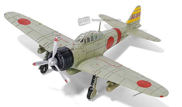 A6M2 Zero-Sen/Zeke, IJNAS Akagi Hikotai, Pearl Harbor, December 7th 1941, 1:72, Forces of Valor 