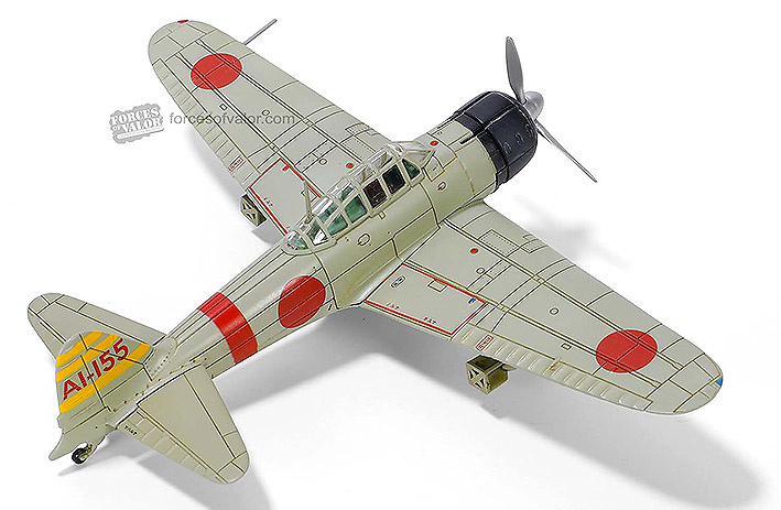 A6M2 Zero-Sen/Zeke, IJNAS Akagi Hikotai, Pearl Harbor, December 7th 1941, 1:72, Forces of Valor 