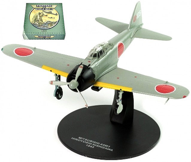 A6M3 Zero, pilot Hiroyoshi Nishizawa, 1943, 1:72, Atlas 