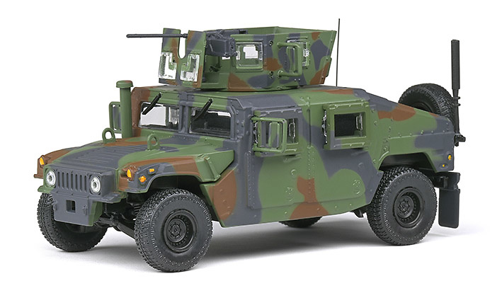 AM General M1115 HUMVEE, Green Camo, 1983, 1:48, Solido 