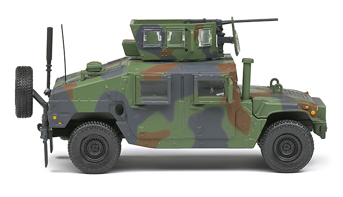 AM General M1115 HUMVEE, Green Camo, 1983, 1:48, Solido 