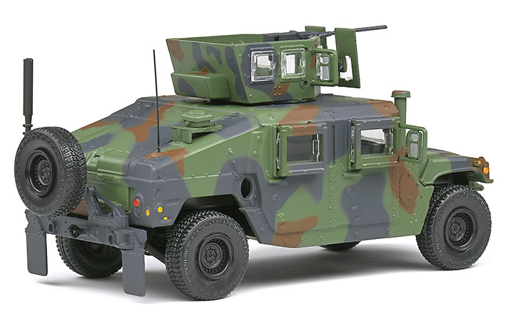 AM General M1115 HUMVEE, Green Camo, 1983, 1:48, Solido 