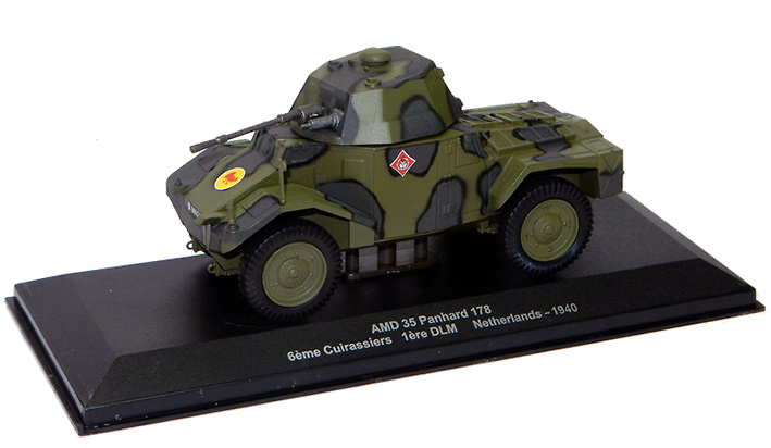 AMD 35 Panhard 178, 6ème Cuirassiers, The Netherlands, 1940, 1:43, Atlas 