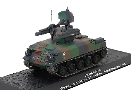 AMX 30 Roland, 57e Régiment d'Artillerie Antiaérien, Marne, France, 1991, 1:72, Altaya 