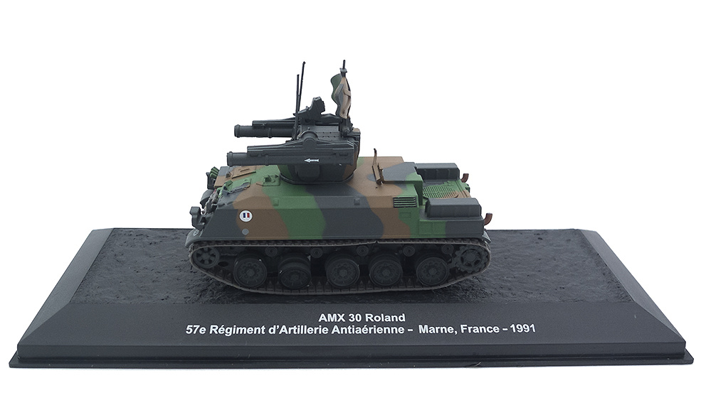 AMX 30 Roland, 57e Régiment d'Artillerie Antiaérien, Marne, France, 1991, 1:72, Altaya 