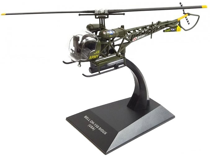 Agusta-Bell OH-13 G Sioux helicopter, 1:72, Planet DeAgostini 