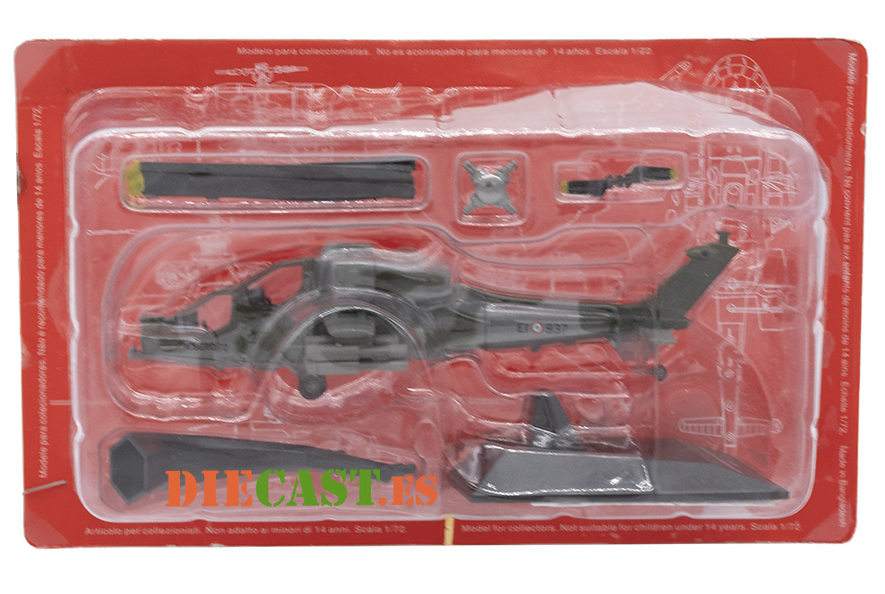 Agusta Westland A129 Mangusta Helicopter (Italy), 1:72, Planeta DeAgostini 