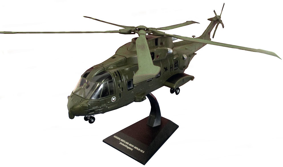 Agusta Westland AW-101 Merlin HC-3 helicopter, UK, 1:72, Planet DeAgostini 