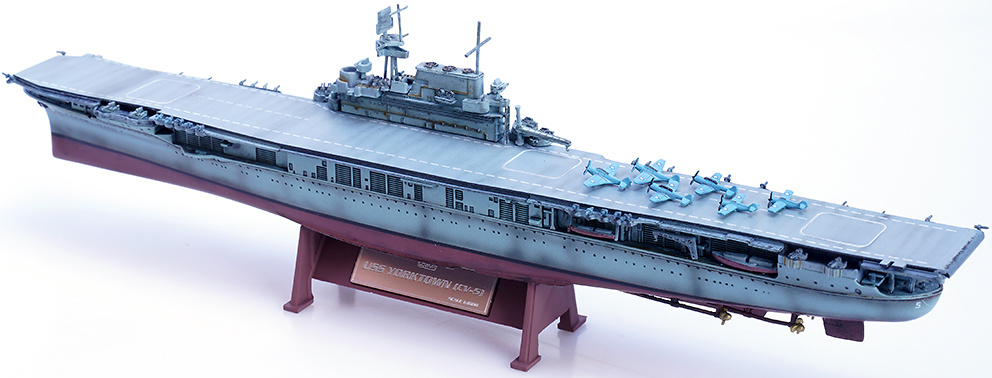 Aircraft Carrier USS Yorktown (CV-5), 1:1000, Legion 