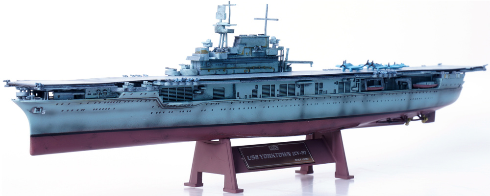 Aircraft Carrier USS Yorktown (CV-5), 1:1000, Legion 