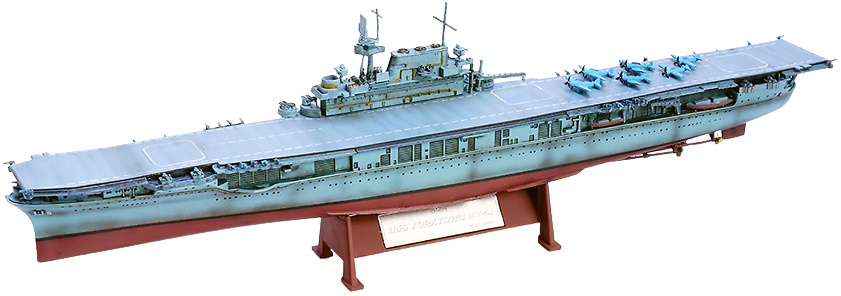 Aircraft Carrier USS Yorktown (CV-5), 1:1000, Legion 