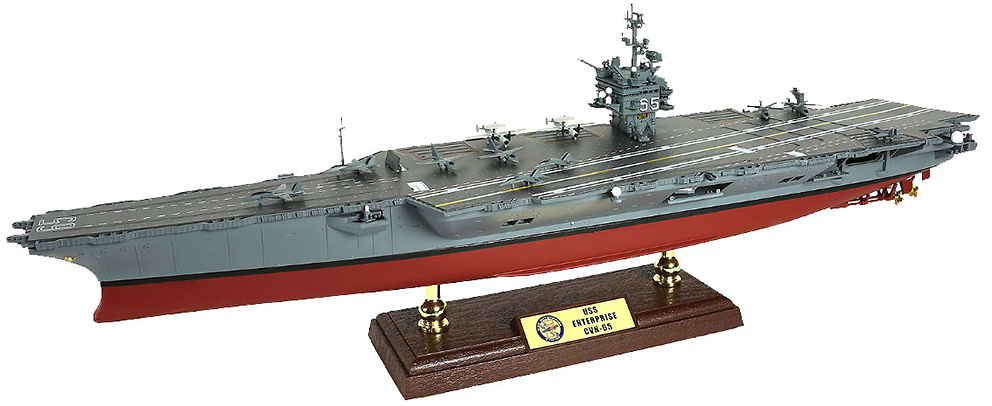 Aircraft carrier USS Enterprise CVN-65, Mediterranan See, 2001, 1: 700, Forces of Valor 