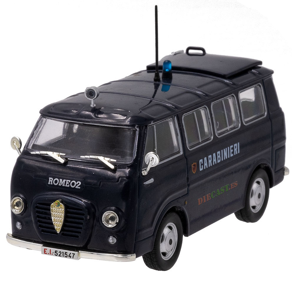 Alfa Romeo 2, 1966, 1/43, Carabinieri Collection 