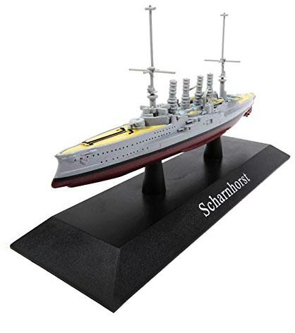 Armored Cruiser Scharnhorst, Kriegsmarine, 1907, 1: 1250, DeAgostini 