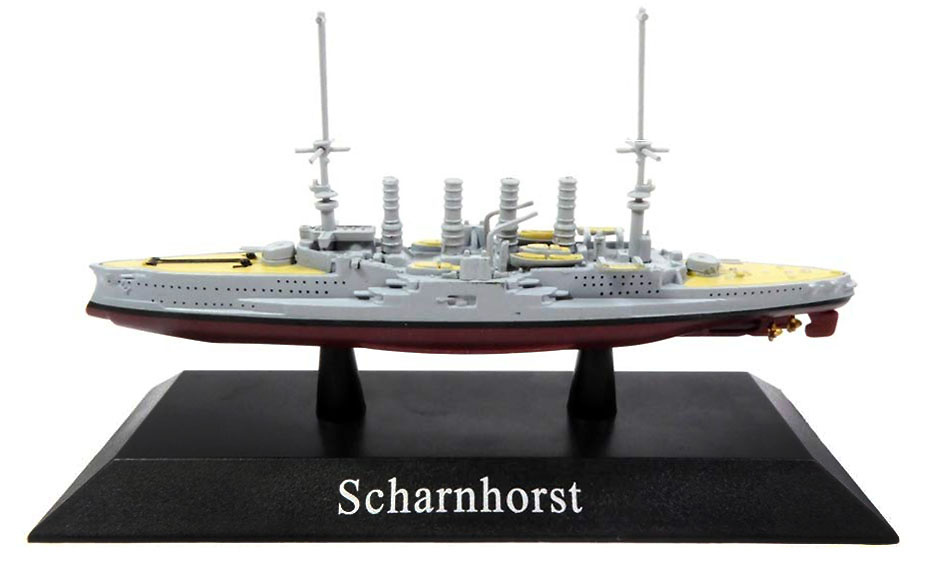 Armored Cruiser Scharnhorst, Kriegsmarine, 1907, 1: 1250, DeAgostini 