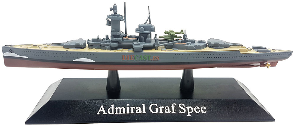 Armored Ship Admiral Graf Spee, Kriegsmarine, 1936, 1: 1250, DeAgostini 