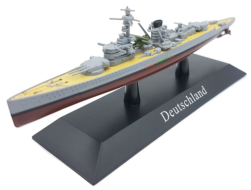 Armored Ship Deutschland, Kriegsmarine, 1933, 1: 1250, DeAgostini 