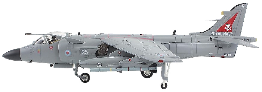 BAe Sea Harrier FA.Mk 2, RNFAA, ZH804, 2018, w/Sea Eagle Missiles, 1:72, Hobby Master 