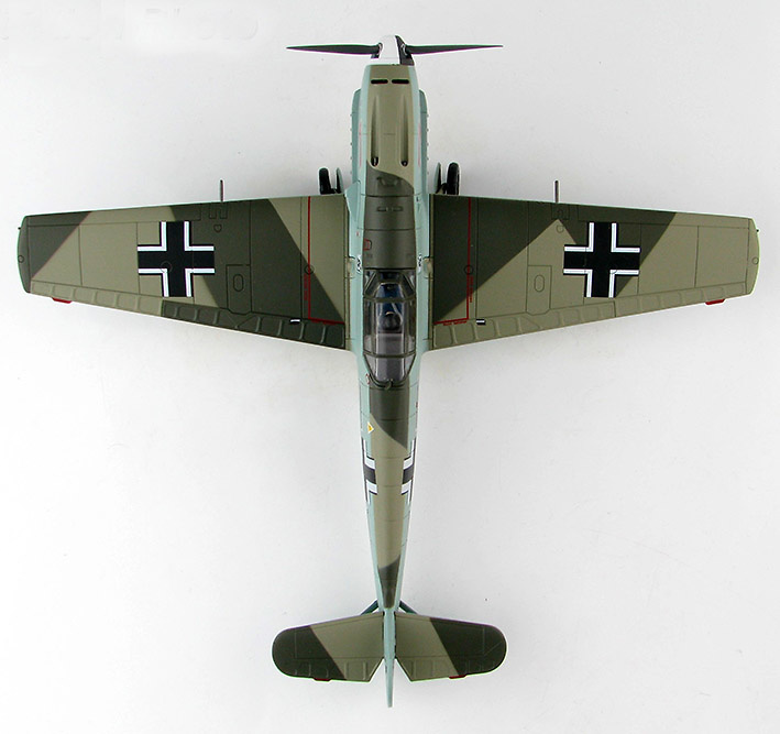 BF 109E-3 model Stab/JG 26, Walter Horten, France, spring 1940, 1:48, Hobby Master 