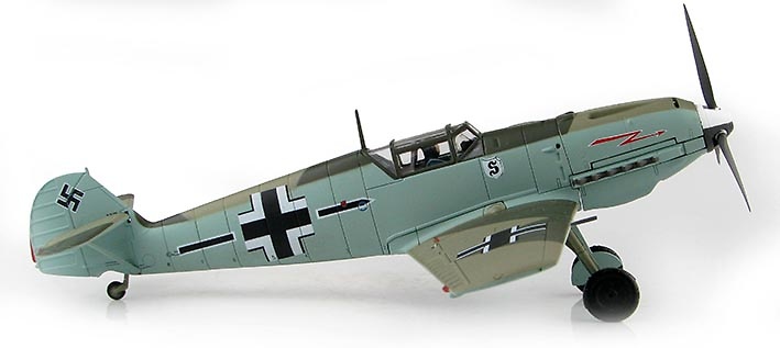 BF 109E-3 model Stab/JG 26, Walter Horten, France, spring 1940, 1:48, Hobby Master 