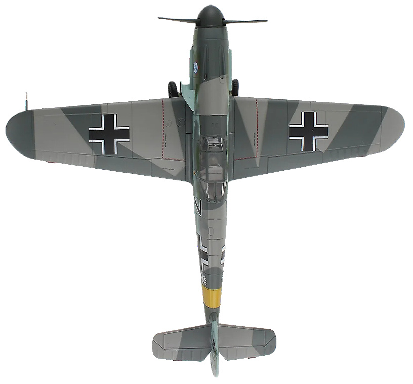 BF 109F-2, Cabo Mecánico Zaro, División Azul, Rusia, 1942, 1:48, Hobby Master 