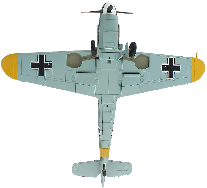 BF 109F-2, Cabo Mecánico Zaro, División Azul, Rusia, 1942, 1:48, Hobby Master 