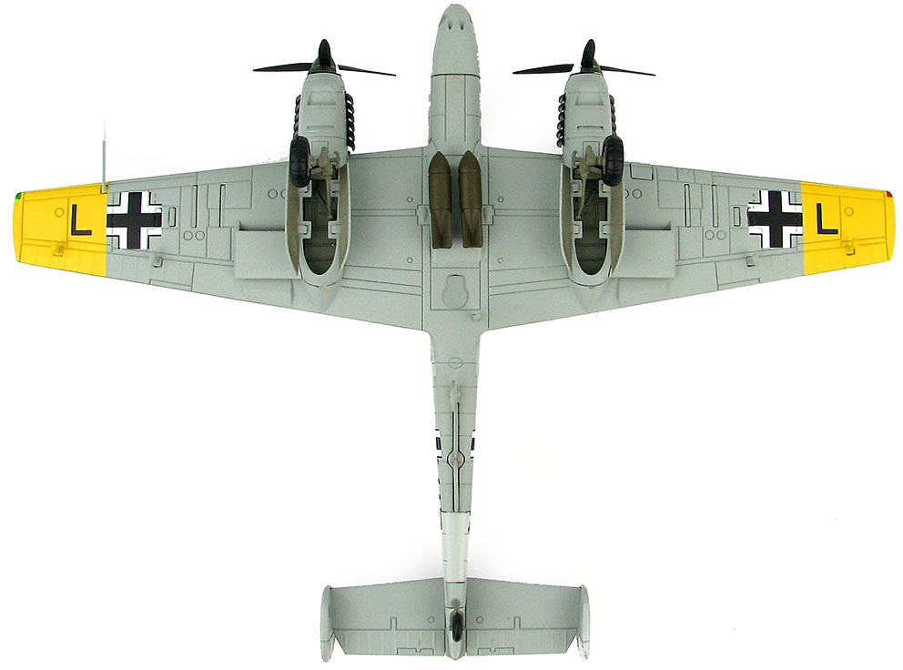 BF 110E 1. (Z)/JG 77 Lt. Felix-Maria Brandis, Malmi, Finland, 1942, 1:72, Hobby Master 