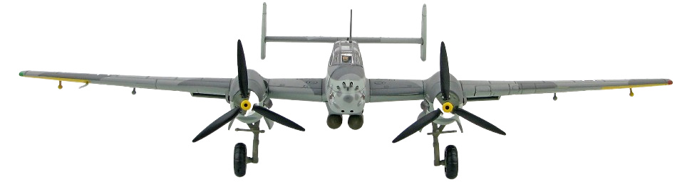 BF 110E 1. (Z)/JG 77 Lt. Felix-Maria Brandis, Malmi, Finland, 1942, 1:72, Hobby Master 