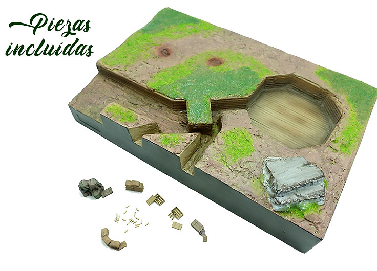 Base for diorama, 