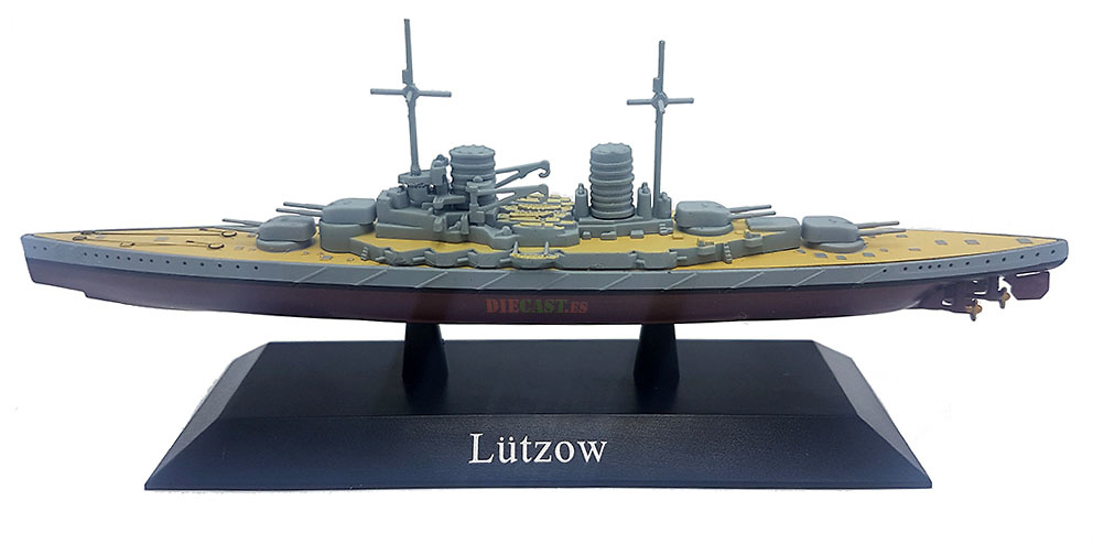 Battle Cruise Lützow, Kriegsmarine, 1913, 1:1250, DeAgostini 