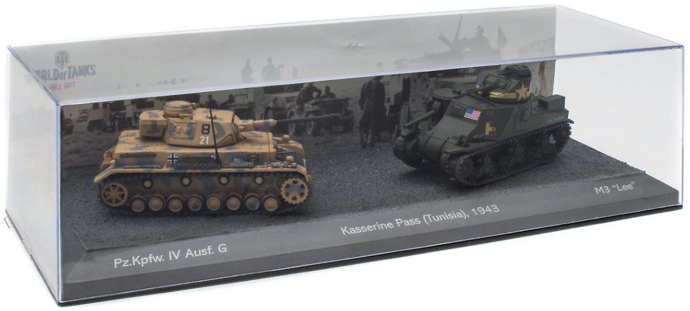 Battle of the Kasserine Pass, Panzer IV + M3 Lee, Tunisia, 1943, 1/72, Salvat 