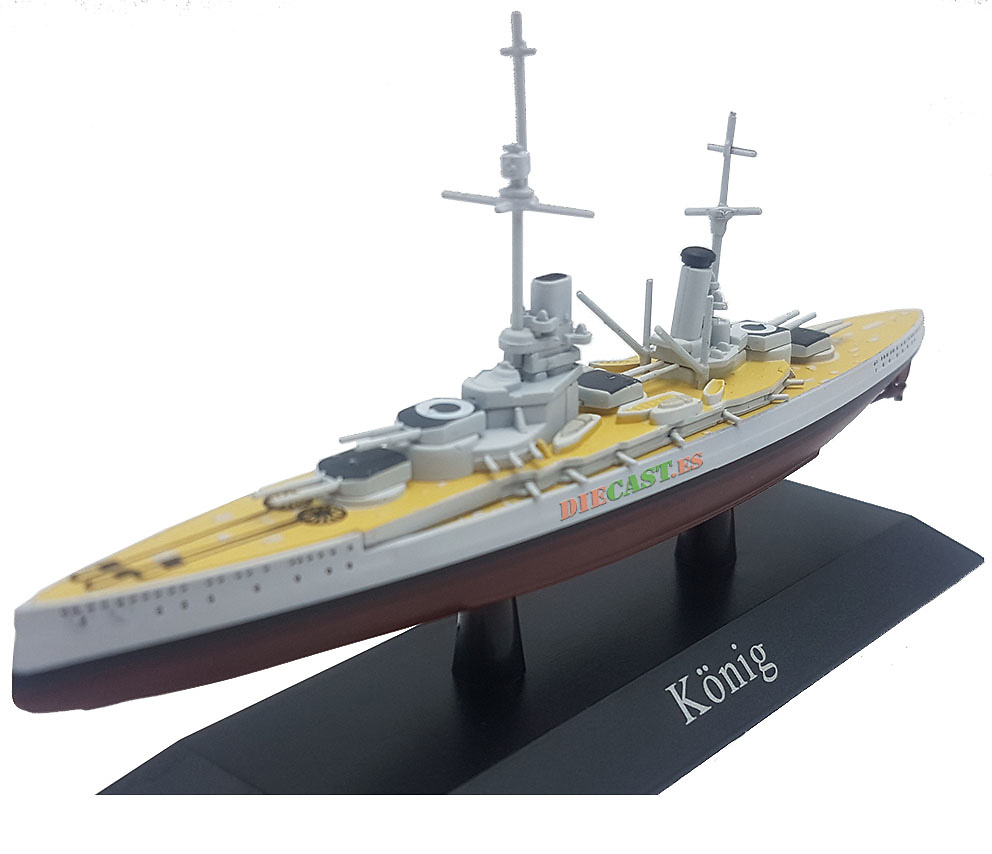 Battleship Konig, Kaiserliche Marine, 1914, 1: 1250, DeAgostini 