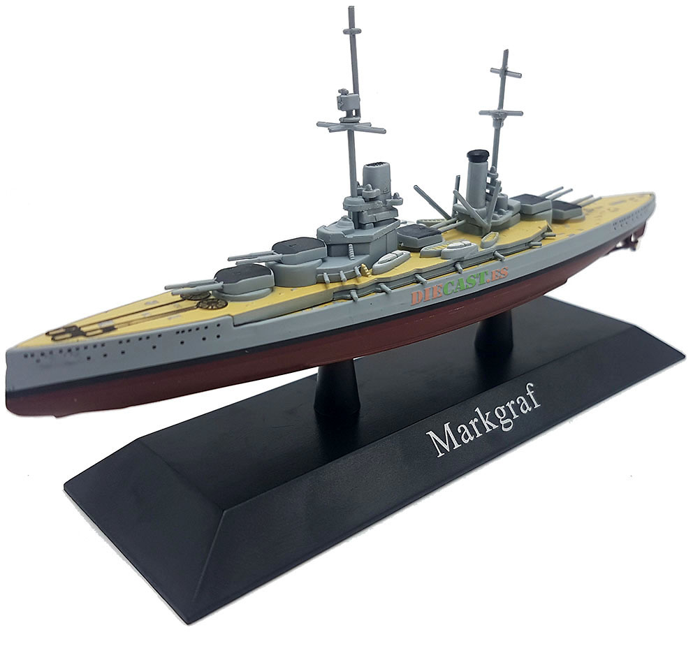 Battleship Markgraf, Kaiserliche Marine, 1914, 1: 1250, DeAgostini 