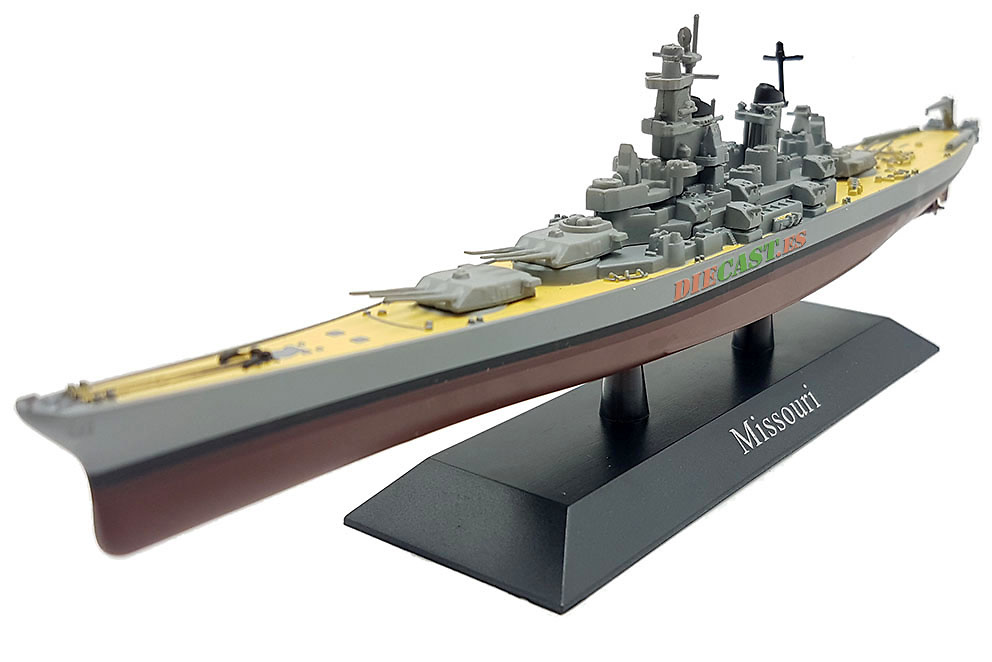 Battleship Missouri, American Navy, 1944, 1: 1250, DeAgostini 