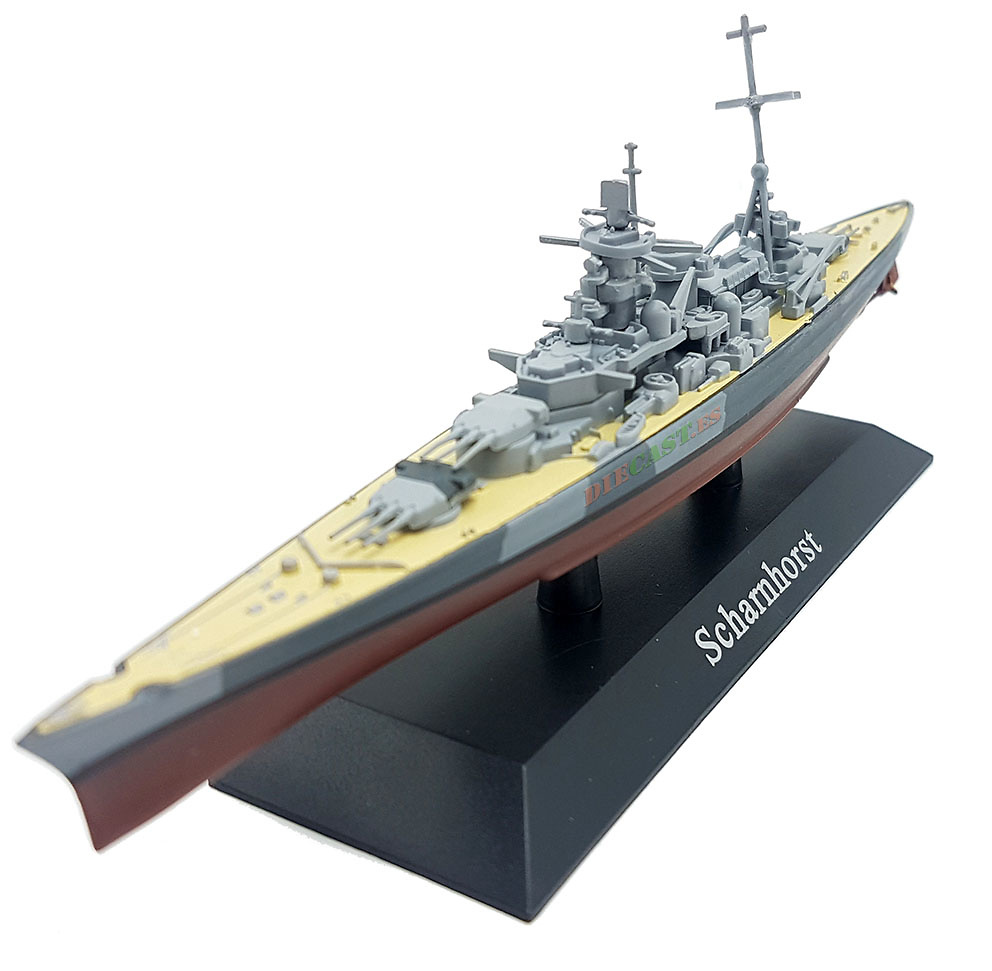 Battleship Scharnhorst, Kriegsmarine, 1939, 1: 1250, DeAgostini 