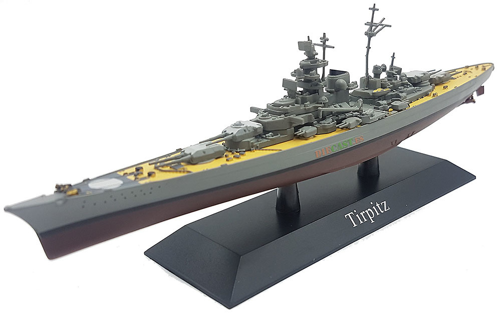 Battleship Tirpitz, Kriegsmarine, 1941, 1: 1250, DeAgostini 