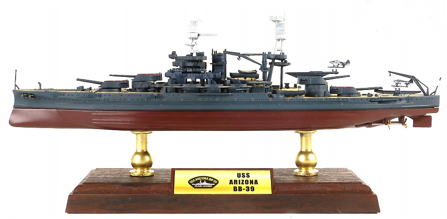 Battleship USS Arizona BB-39, Pearl Harbor, 1941, 1: 700, Forces of Valor 