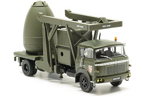 Berliet VTC, transport of nuclear warheads S2, French Air Force, 1971-84, 1:43, Solido 