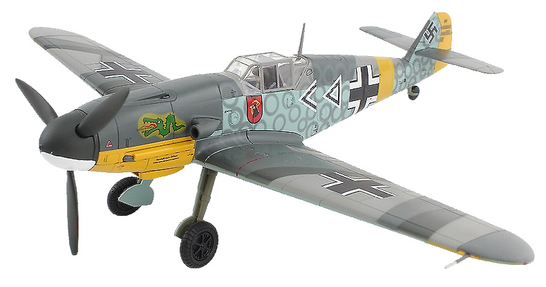 Bf 109F, Luftwaffe JG 3, Hans Von Hahn, USSR, 1942, 1:48, Hobby Master 