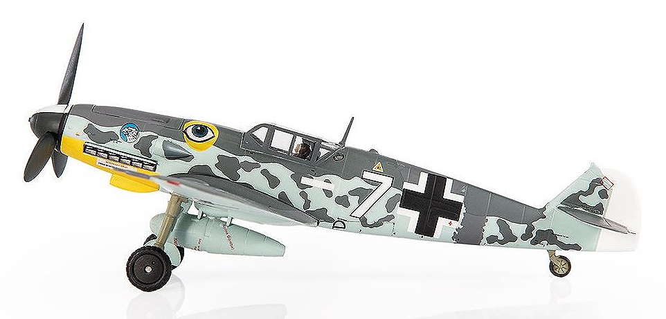 Bf 109G Luftwaffe, JG 51 Molders, White 7, Elias Kuhlein, Bulgaria, 1944, 1:72, JC Wings 