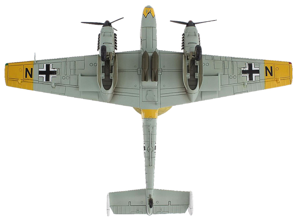 Bf 110E, Luftwaffe 5/ZG, Herbert Kutscha, URSS, 1942, 1:72, Hobby Master, 1:72, Hobby Master 