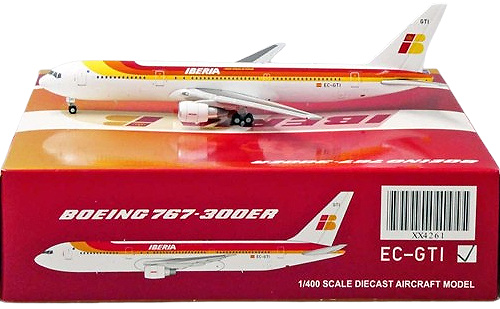 Boeing 767-300ER Iberia EC-GTI, 1:400, JC Wings 