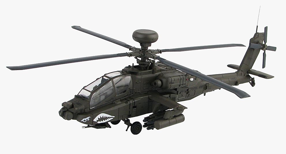 Boeing AH-64D Longbow (latest version) 05-7011, US Army, Camp Speicher, Tikrit, Iraq, 2010, 1:72, Hobby Master 