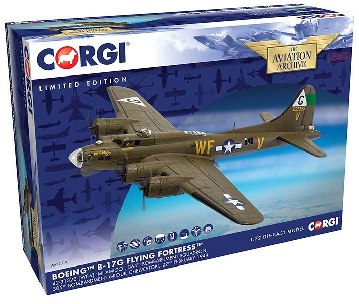 Boeing B-17G 42-31322 'Mi Amigo', 364th BS, 305th BG, Chelveston, 22nd February 1944, 1:72, Corgi 