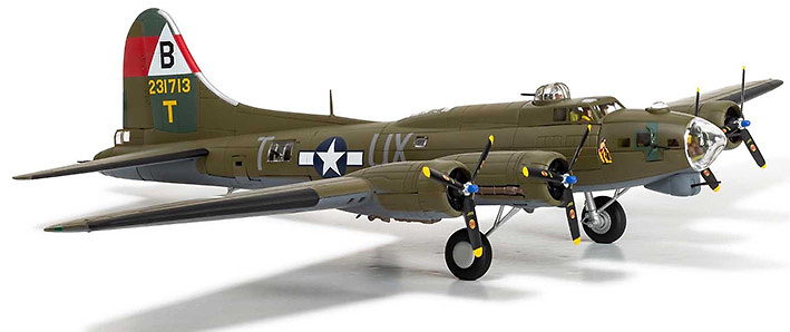 Boeing B-17G 42-31713 (UX-T) ‘Snake Hips’, 327th BS, 92nd BG, Podington, 24th August 1944, 1:72, Corgi 